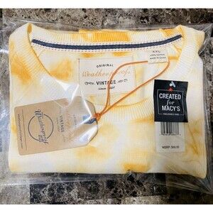Weatherproof Vintage Mens Long Sleeve XXL Created for Macys Yellow Shirt NEW $70